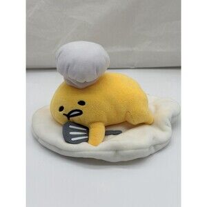 Gund Sanrio Gudetama The Lazy Egg Chef Hat Spatula Plush 8” Stuffed Animal Toy